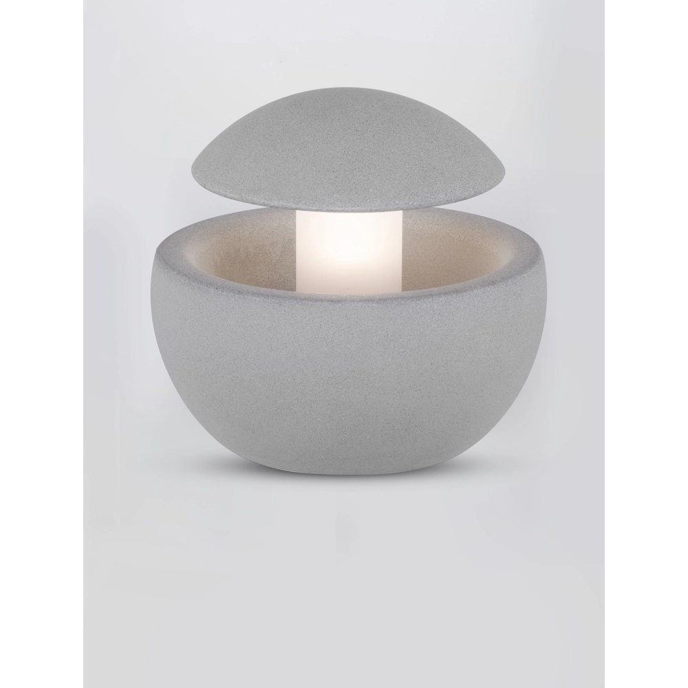 Design-Gartenleuchte Minor Beton grau Lyora 5212017454454