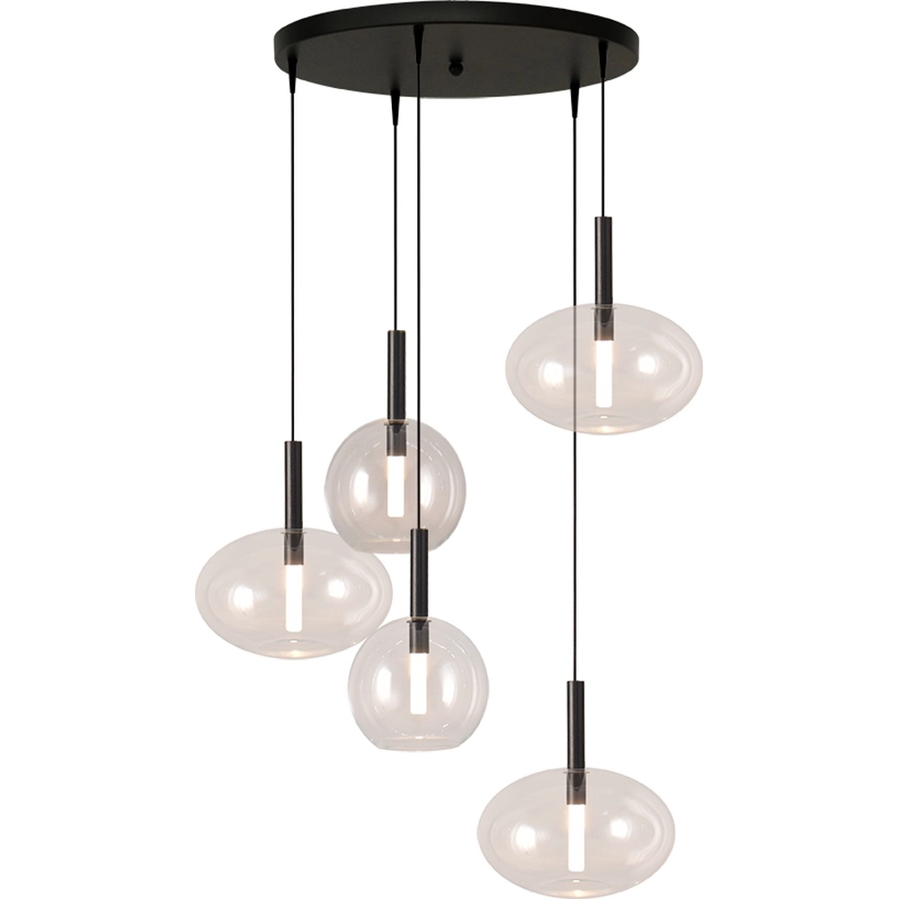 5L Vide Pendellampe Lido mit klarem Glas Masterlight 8718121335537