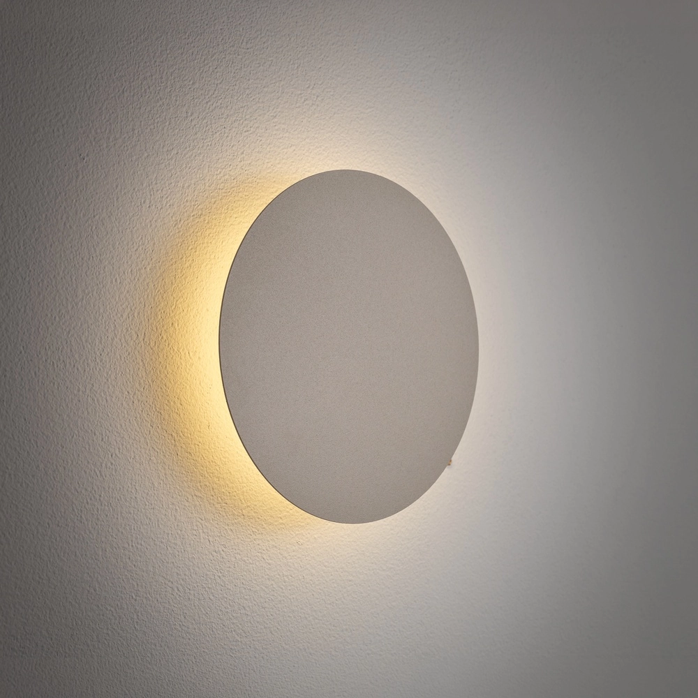 Design-Wandlampe Ring sandbraun Ø 15 cm Lyora 5903139126564