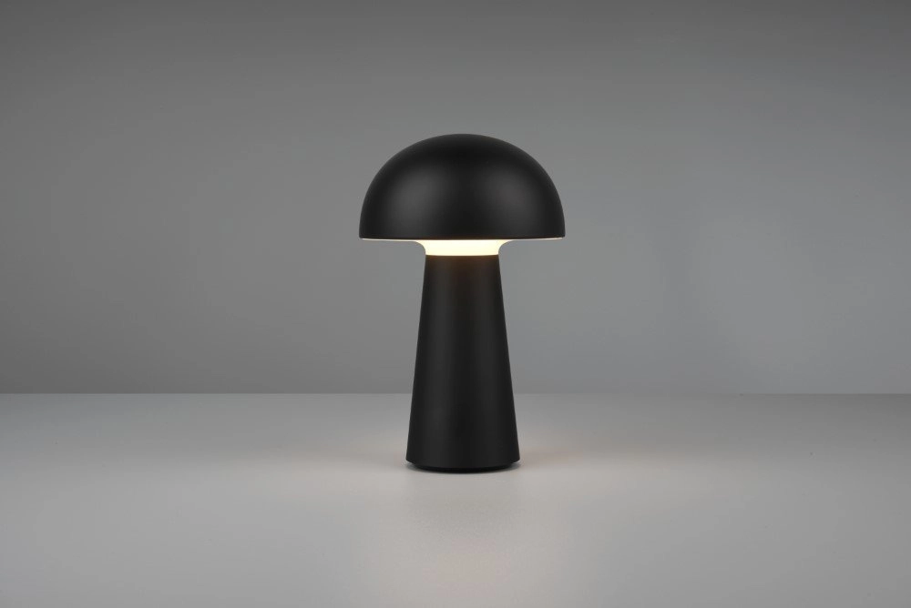 Gartentischlampe Lennon wiederaufladbar schwarz Trio 4017807496338