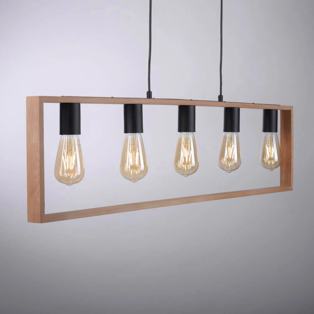 Ländliche Hängelampe Franky 5-Licht Just Light 4043689966447