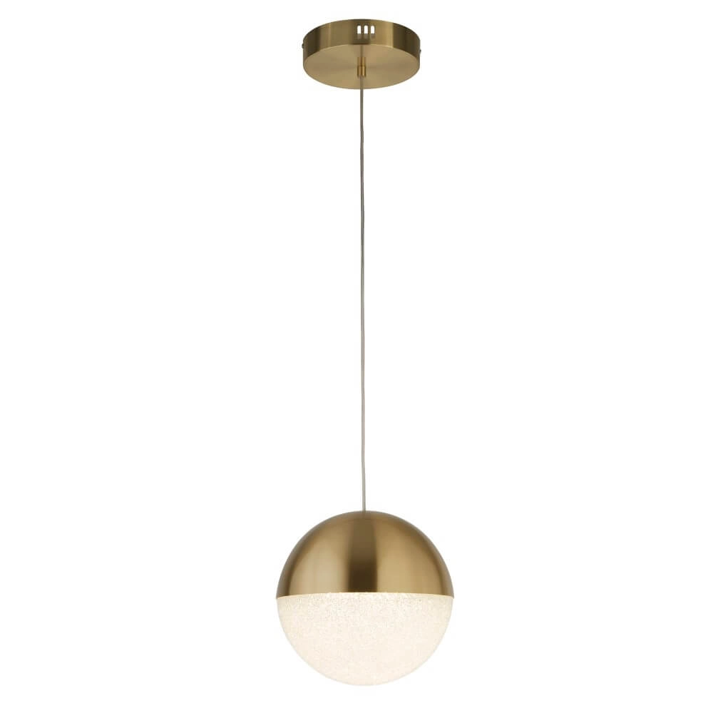 1-flammige Hängelampe Marbles Gold Searchlight 5053423223360