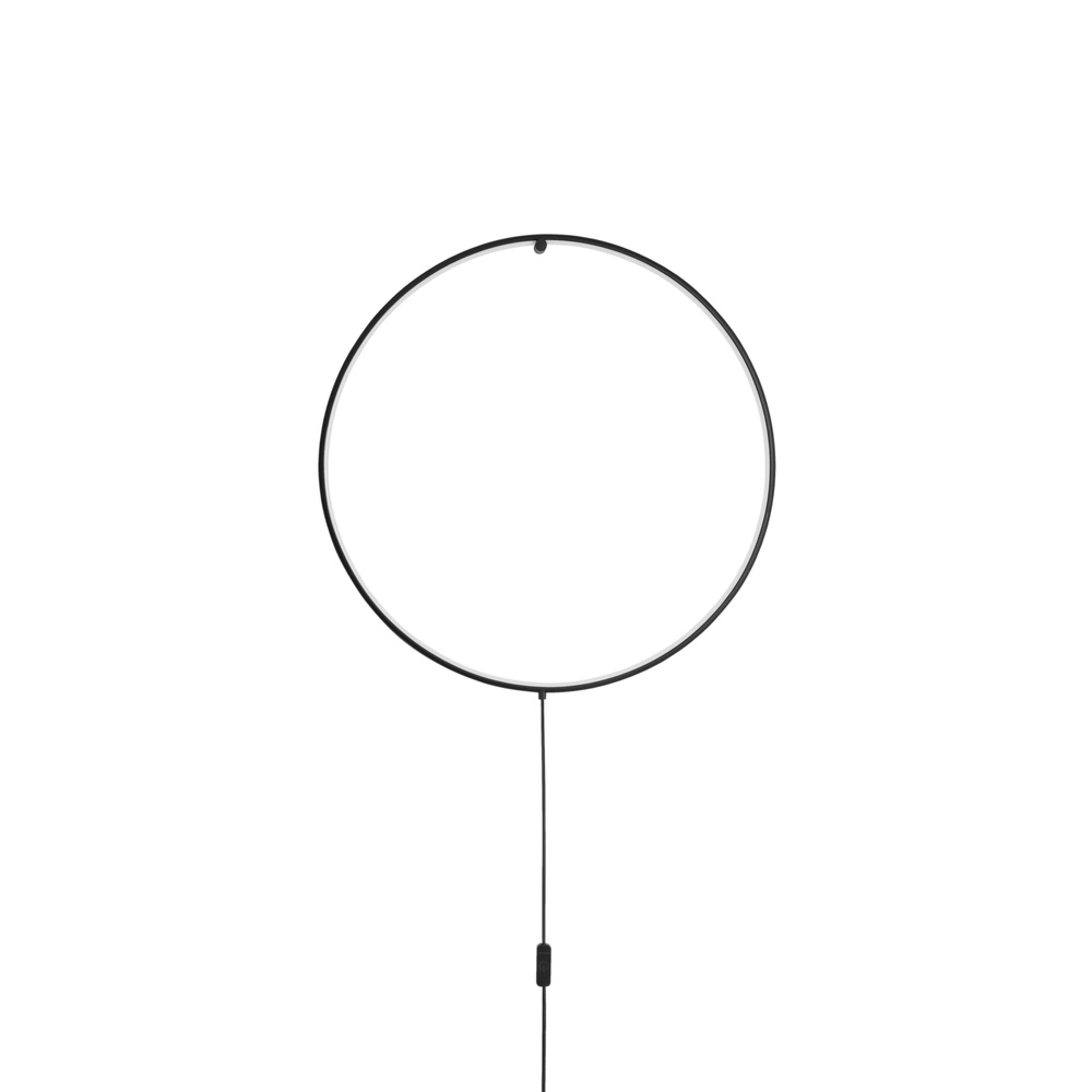 Stehlampe Ring schwarz Ø 45cm Lyora 5212017428134