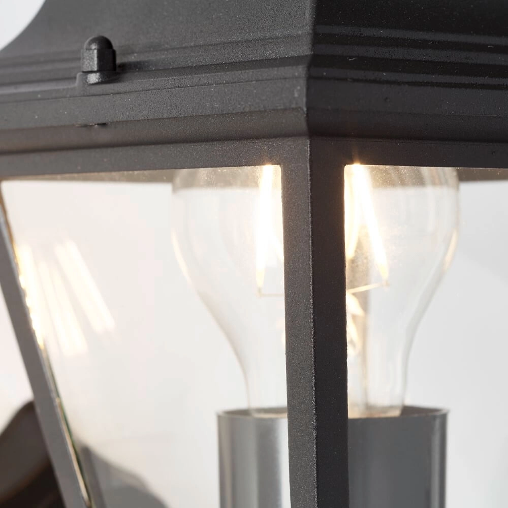 Schwarze Wandlampe Nissie hoch Brilliant 4004353356506