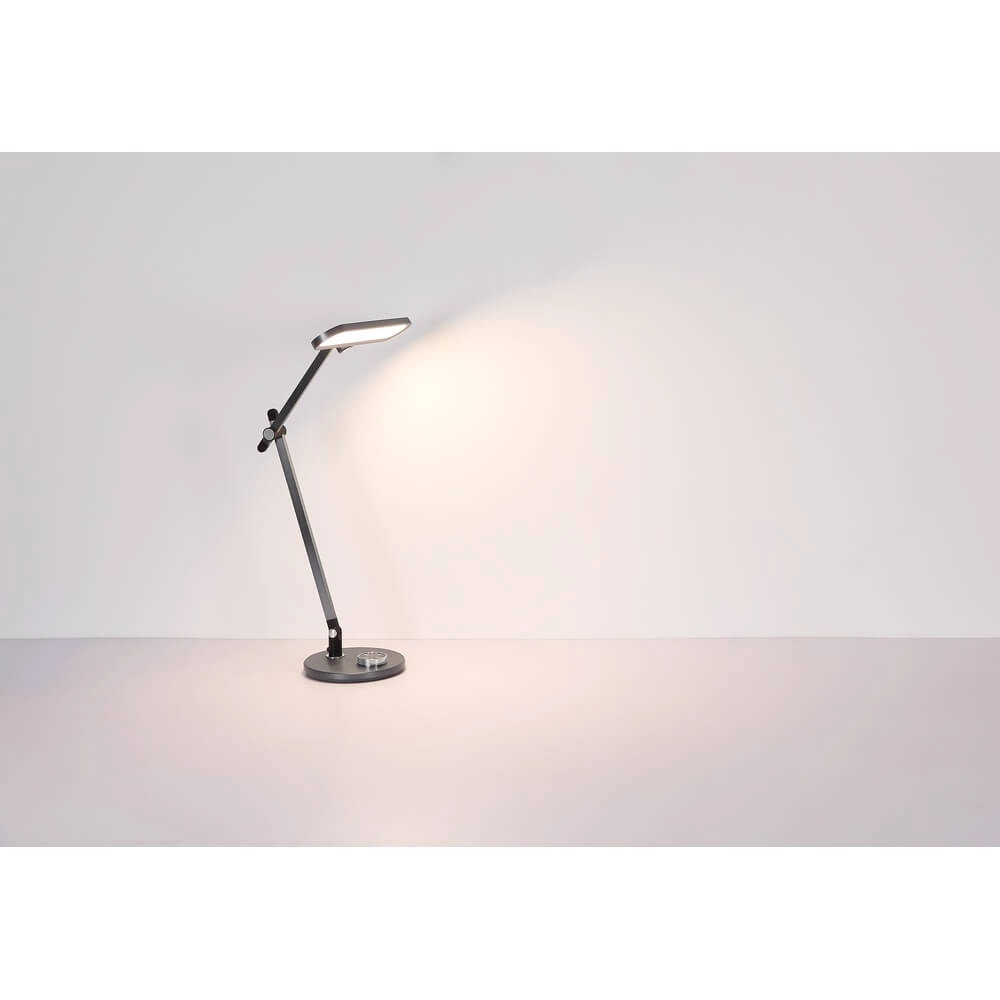 Schreibtischlampe Berletta grau Globo 9007371452644