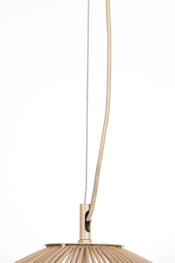 Cremefarbene Pendelleuchte Rilana Ø 34cm Light & Living 8717807649760