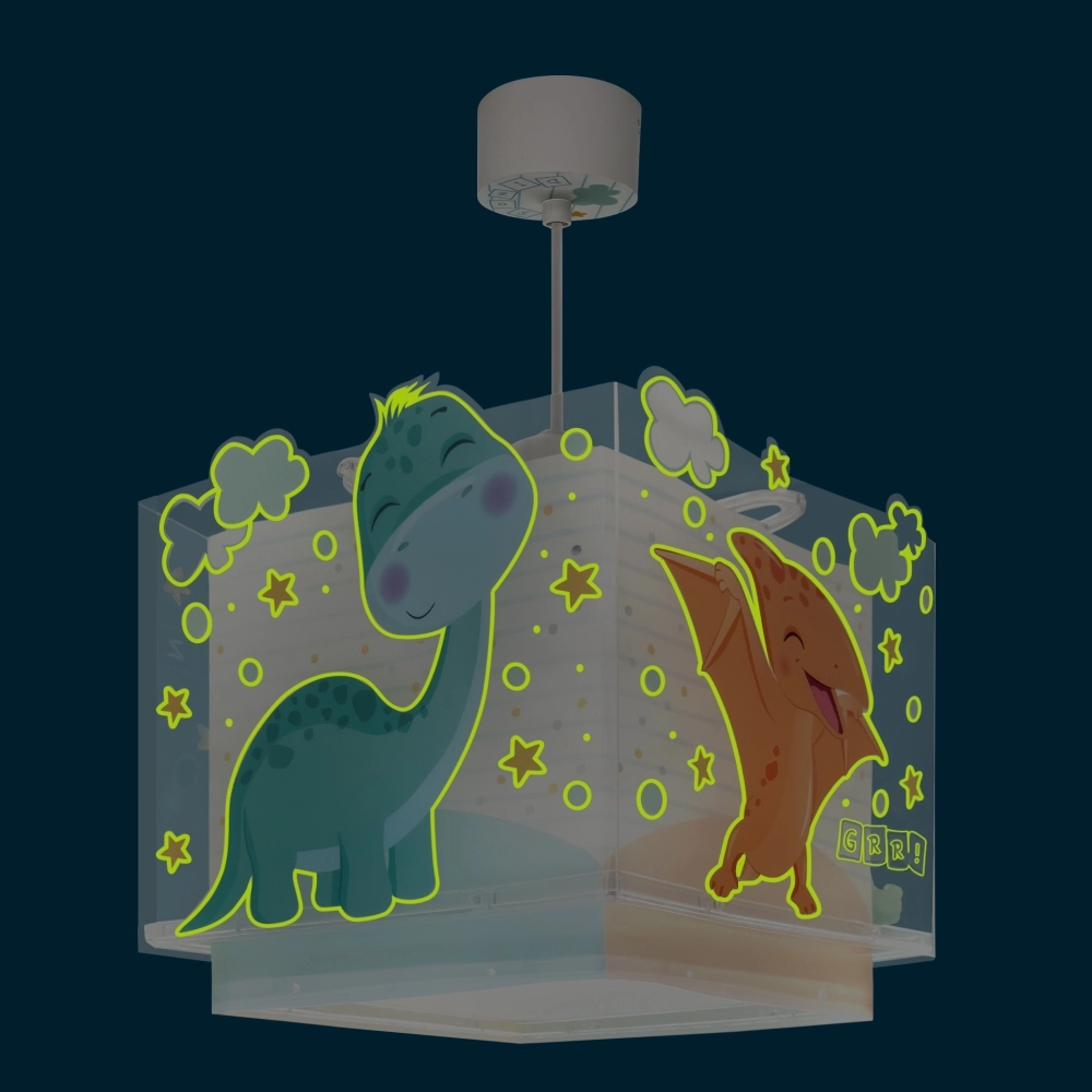Pendelleuchte Baby Dinos blau Dalber 8420406002927