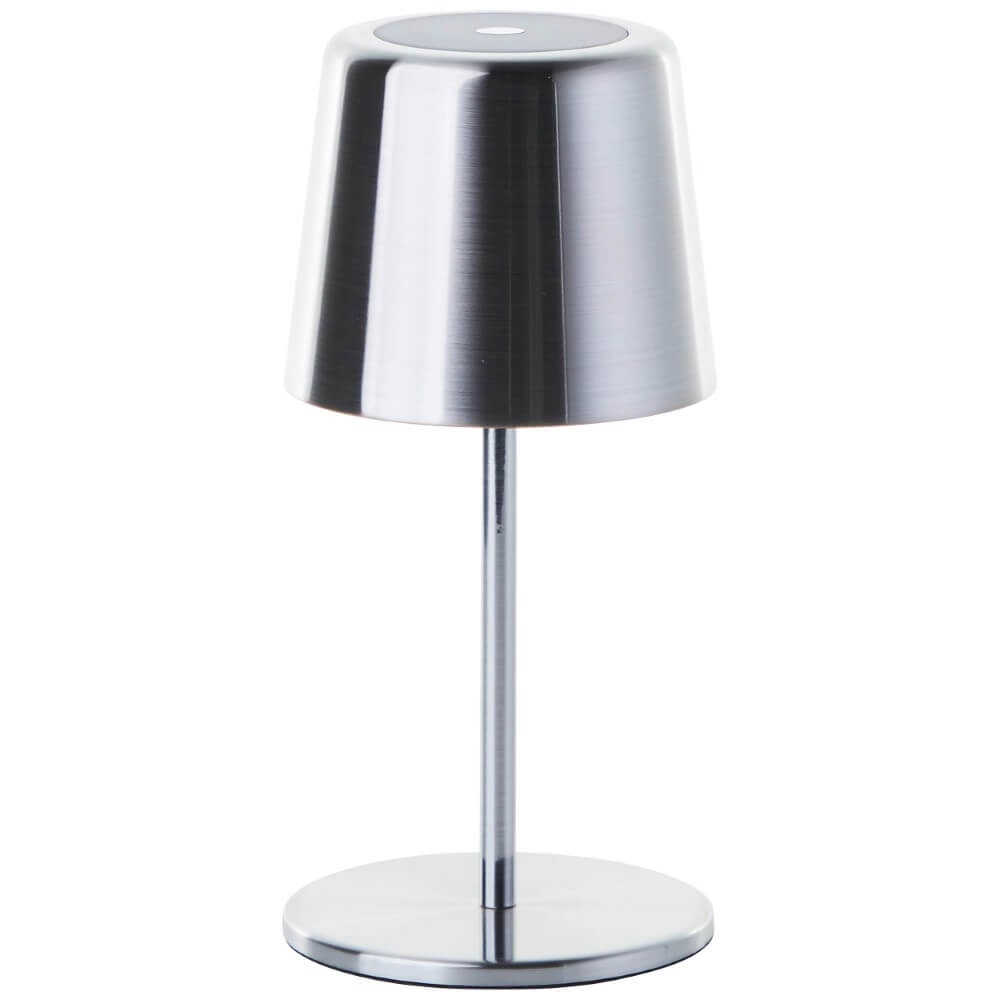 Wiederaufladbare Tischlampe Xaana Nickel Brilliant 4004353441462