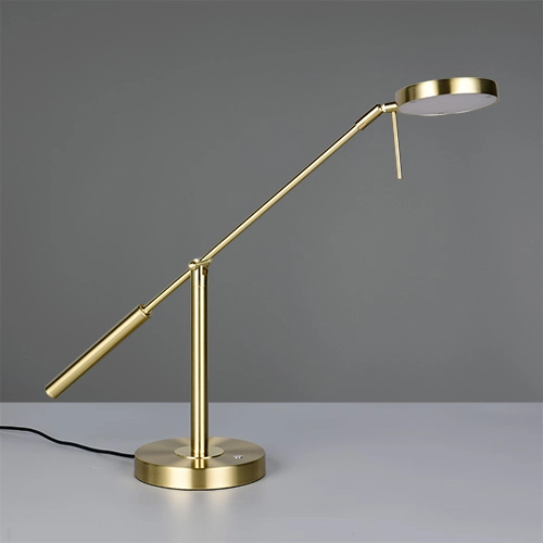 Schreibtischlampe Monza Messing Trio 4017807693294