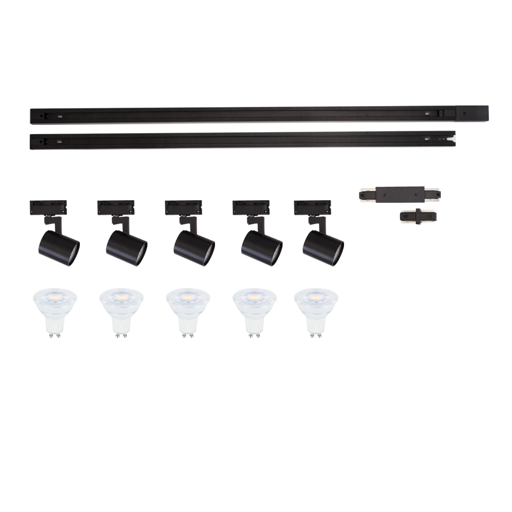 Schienensatz 2 Meter Unik mit 5 Scheinwerfern Lyora 8716803510456