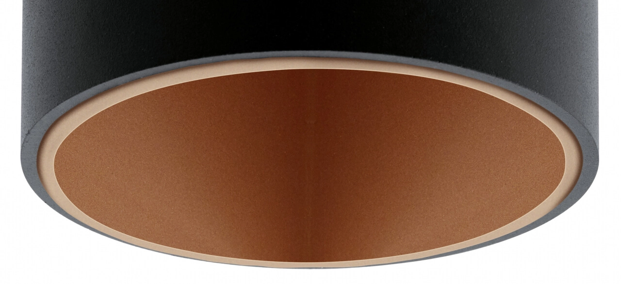LED-Deckenlampe Polasso Schwarz/Kupfer Eglo 9002759945015