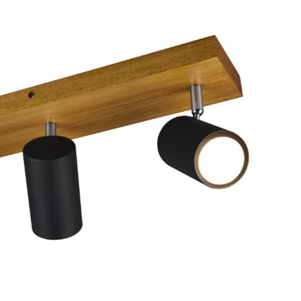 Spot Marley schwarz zu holz Trio 4017807488012