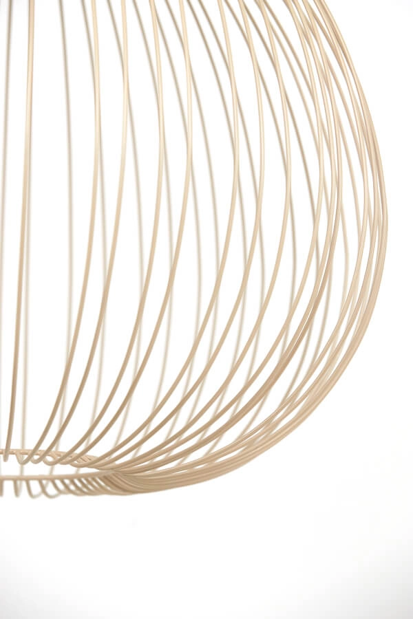 Cremefarbene Pendelleuchte Rilana Ø 34cm Light & Living 8717807649760