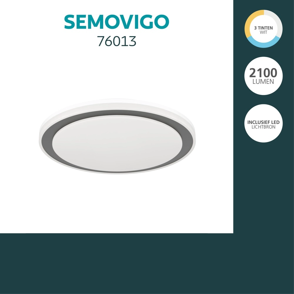 Weißes Deckenlicht Semovigo Ø 40cm Eglo 9008606391851