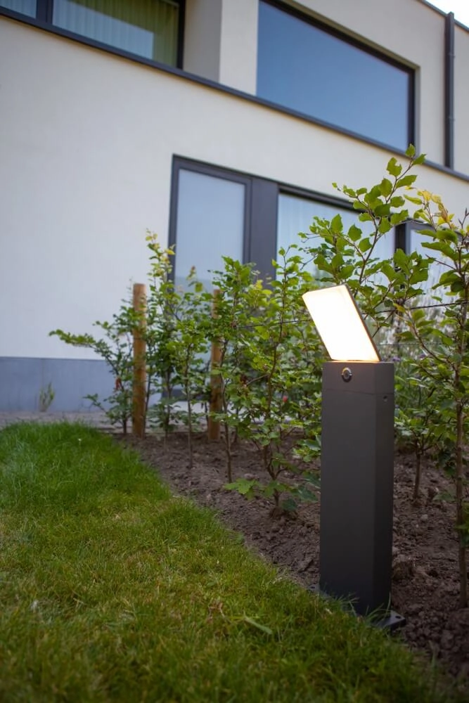 Modern garden lamp Pano anthracite Lutec 6939412079929
