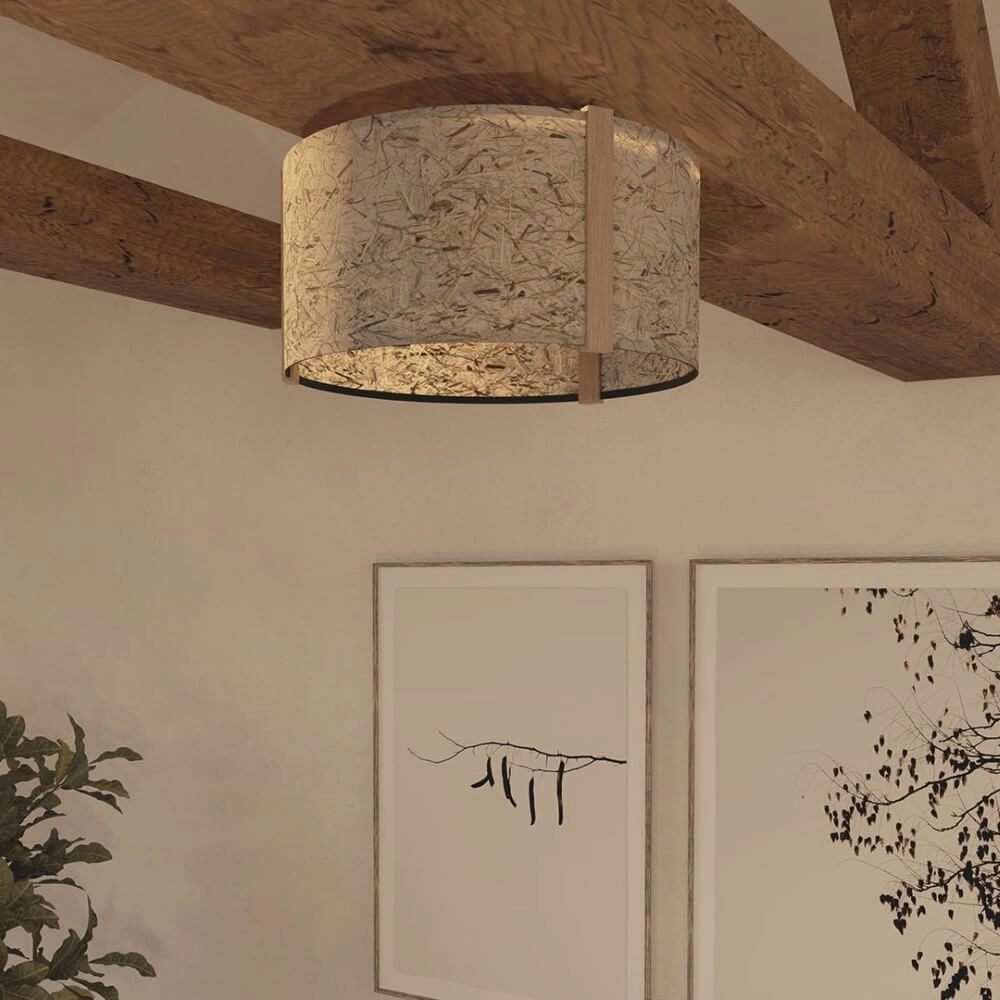 Deckenleuchte Hontongas Holz mit beigem Farbton Stars of Light 9008606274611
