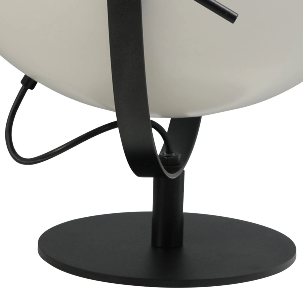Tischlampe Industria schwarz mit weiß Masterlight 8718121236735