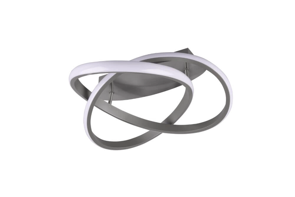 LED-Deckenleuchte Course grau Trio 4017807521481