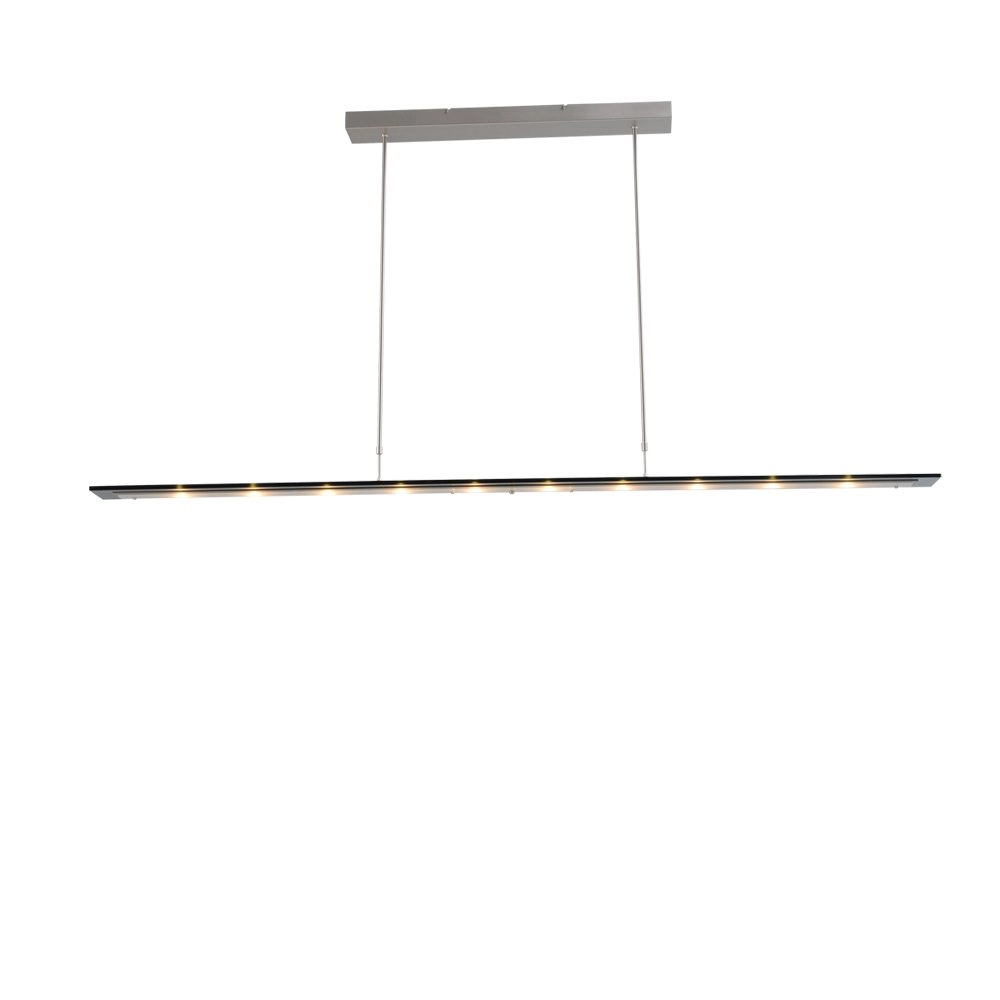 Esszimmerlampe Vigo 170 cm Nickel mit schwarz