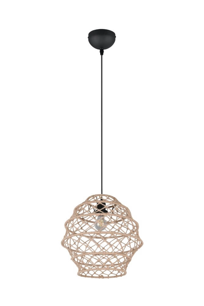 Rattan Pendelleuchte Hive Ø 38,5cm Trio 4017807637205