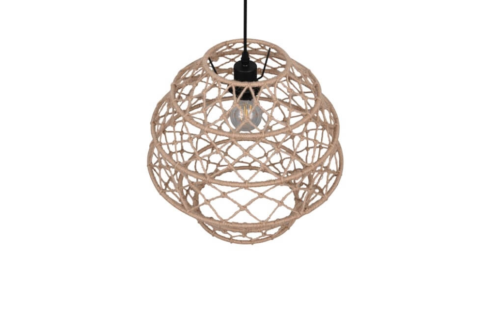 Rattan Pendelleuchte Hive Ø 38,5cm Trio 4017807637205