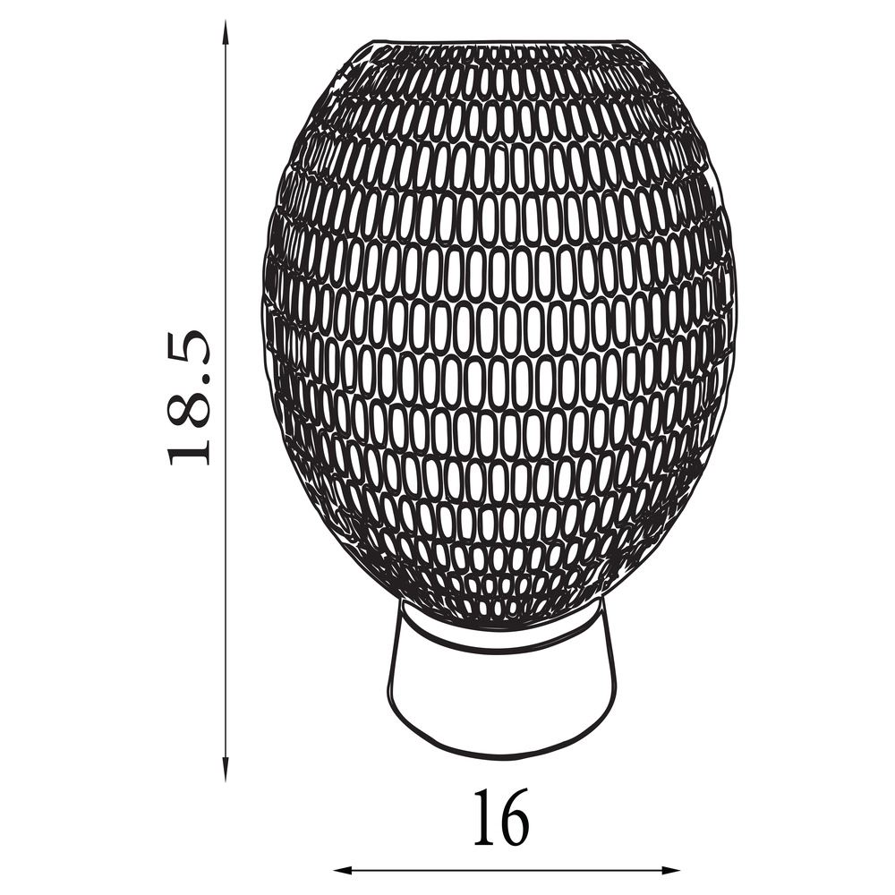 Tischlampe Mila Grünes Glas Searchlight 5053423306957