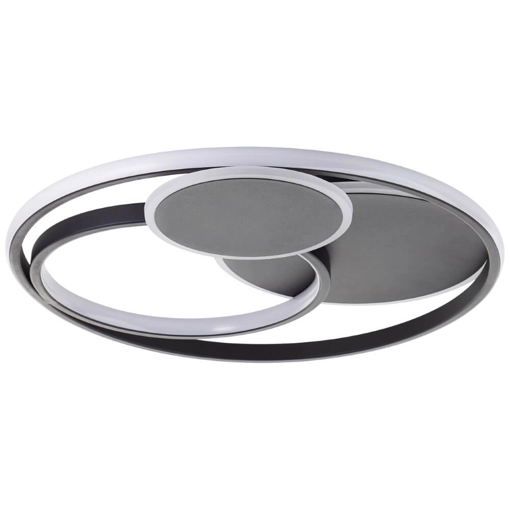 Dimmbare Deckenleuchte Runda Schwarz Brilliant 4004353447396