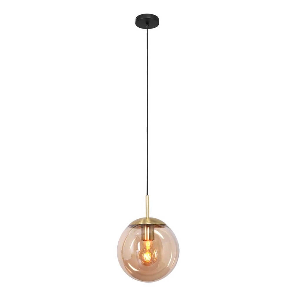 Hängelampe aus goldenem Glas Bolique Ø 25cm Steinhauer 8712746166378