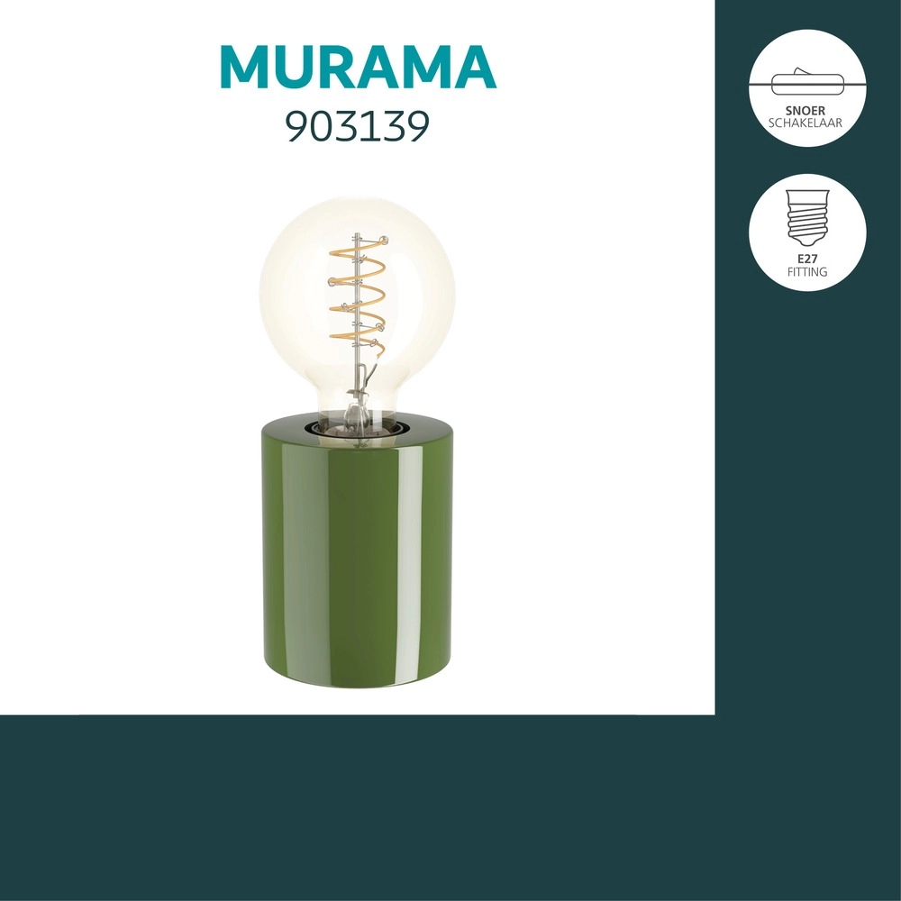 Tischlampe Murama Grün