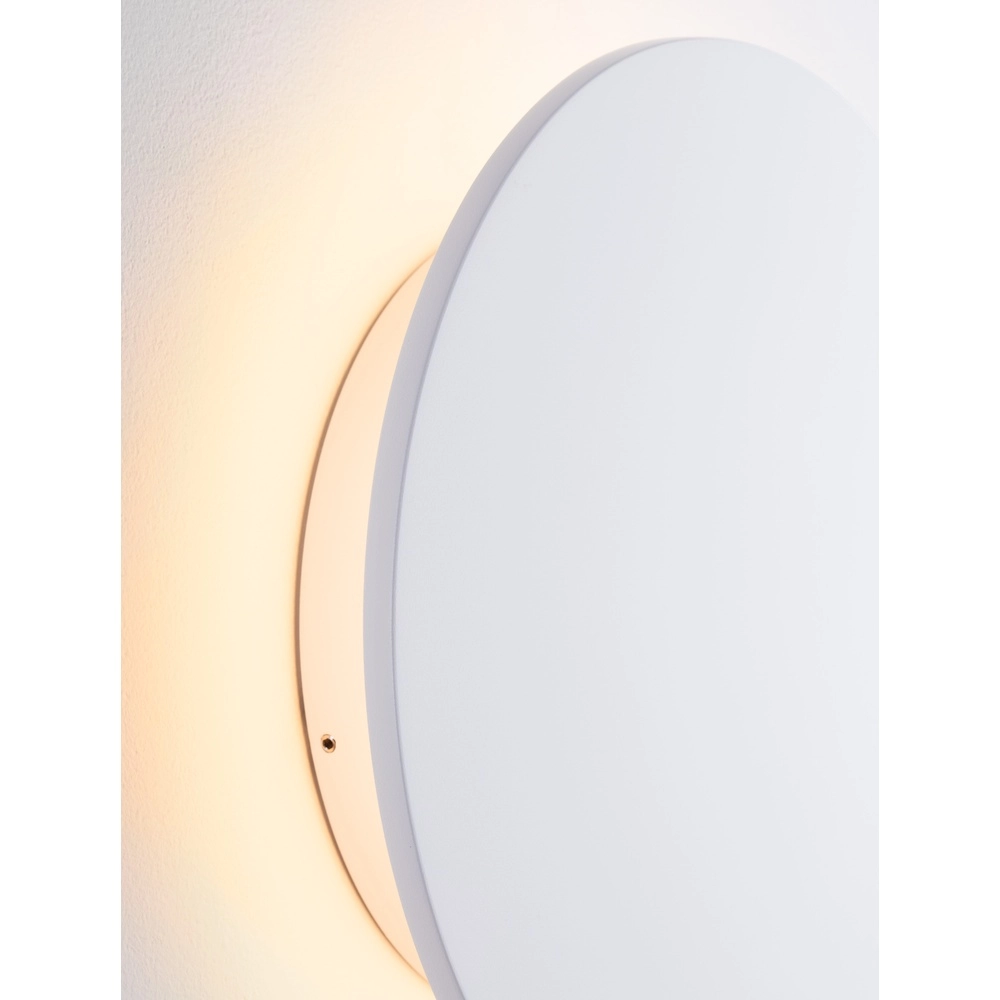 Runde Wandleuchte Copper weiß Ø 30cm Lyora 5212017447371