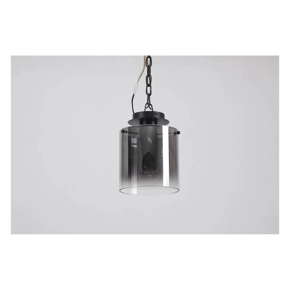 Schwarze Deckenleuchte Sweden 1-flammig Searchlight 5053423271408