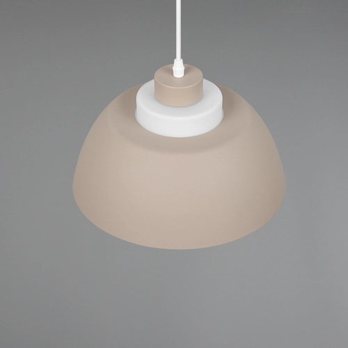 Design-Pendellampe Tilos sandbraun Ø 30 cm Trio 4017807690118