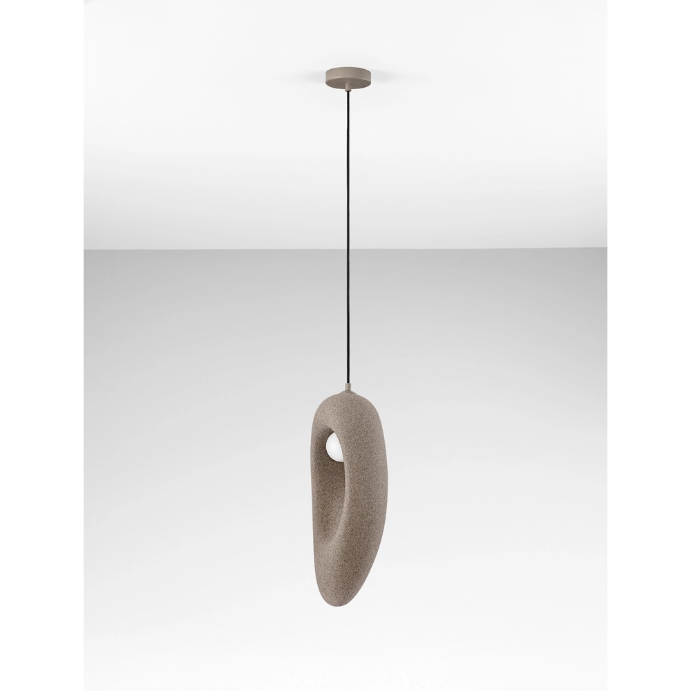 Natürliche Pendelleuchte Tempus braun 48cm Lyora 5212017476869