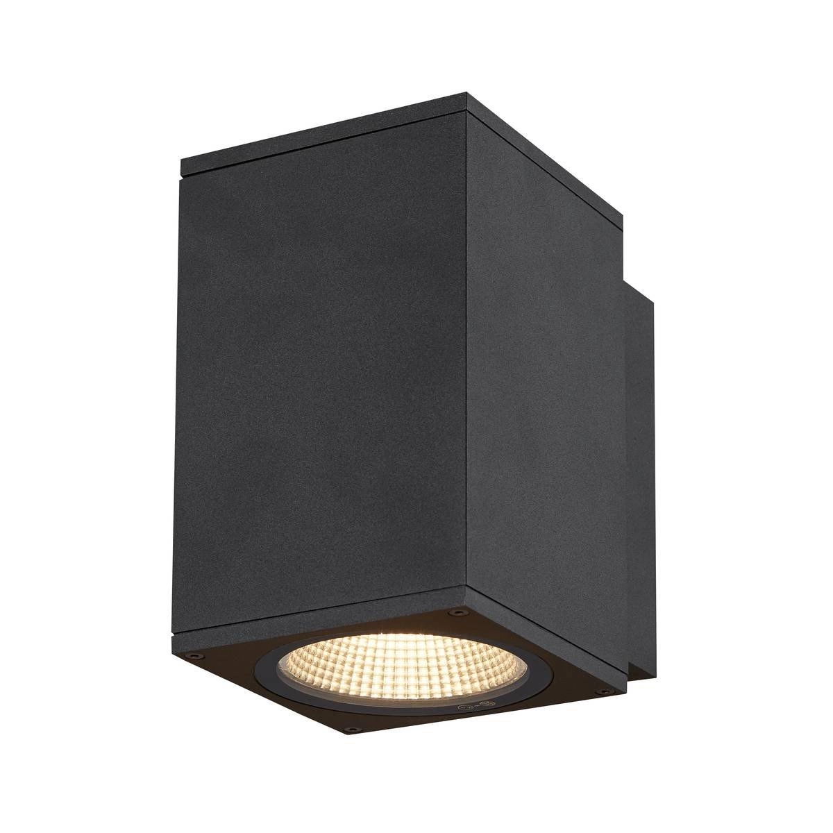 Wandleuchte Enola Square M Oben - Unten Anthrazit SLV 4024163235747