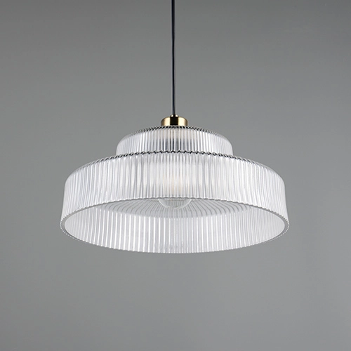 Klassische Pendellampe Abella Transparentes Glas Trio 4017807677706