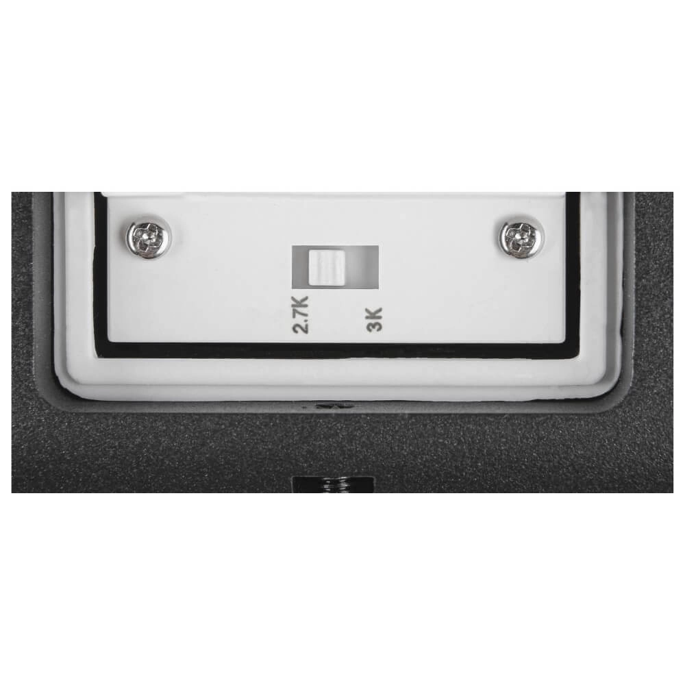 LED-Wandstrahler Oval 18 Oben und unten – schwarz SLV 4024163273442