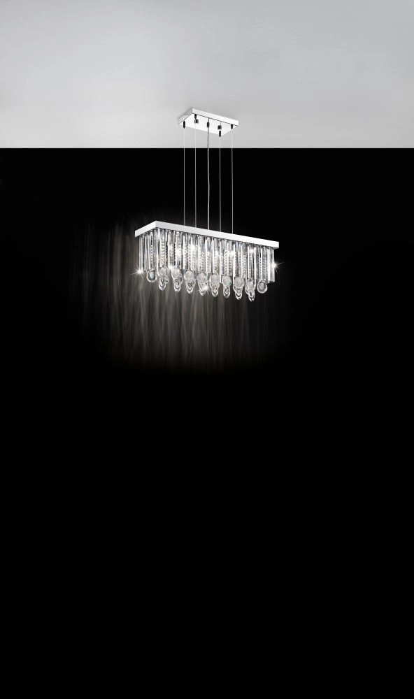 Pendelleuchte Calaonda 69 cm 7 Lichter mit Kristall Stars of Light 9002759934224