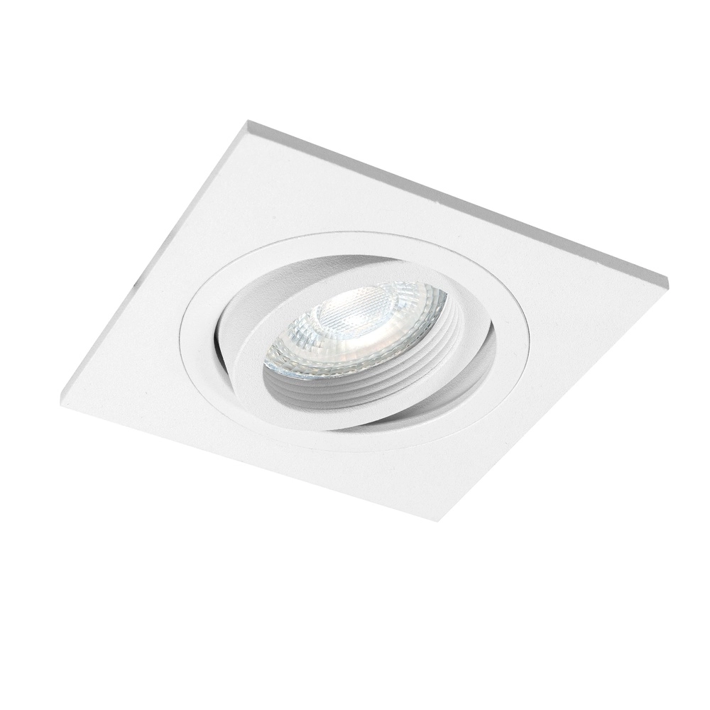 Einbaustrahler Downlights quadratisch weiß