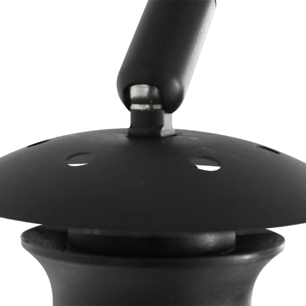 Wandbogenlampe Sparkled Schwarz mit taupefarbenem Samtton Steinhauer 8712746146103
