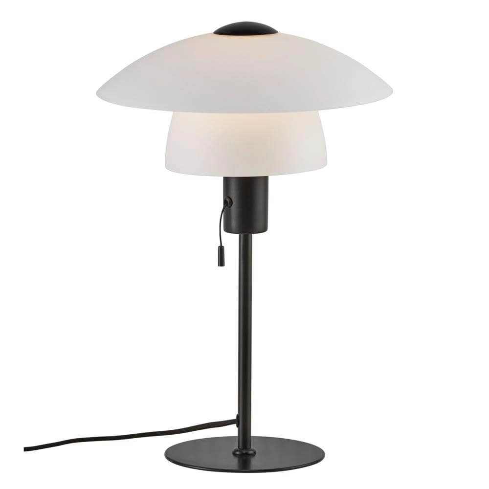 Moderne Tischleuchte Verona Schwarz-Weiß Nordlux 5704924001642