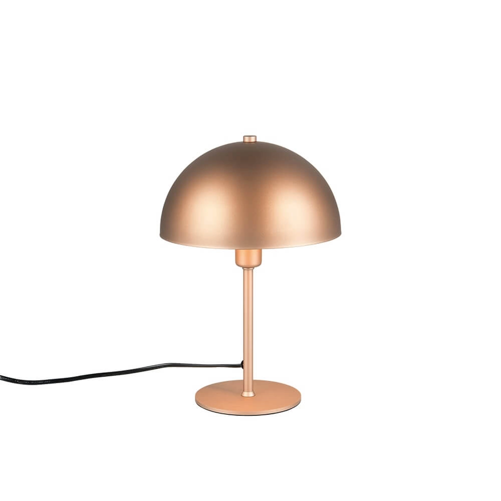 Design-Tischleuchte Nola kaffeebraun Ø 20cm
