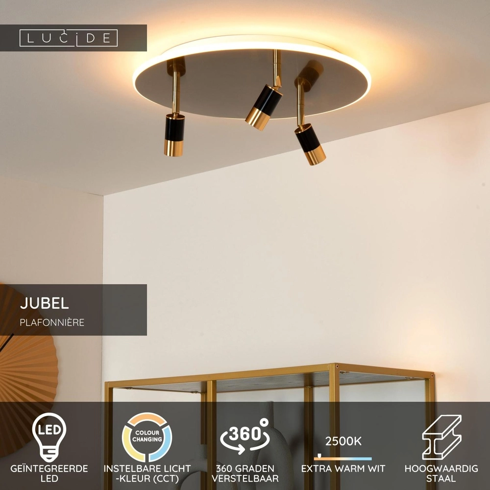 Design-Deckenlampe Jubel gold Ø 48 cm Lucide 5411212712790
