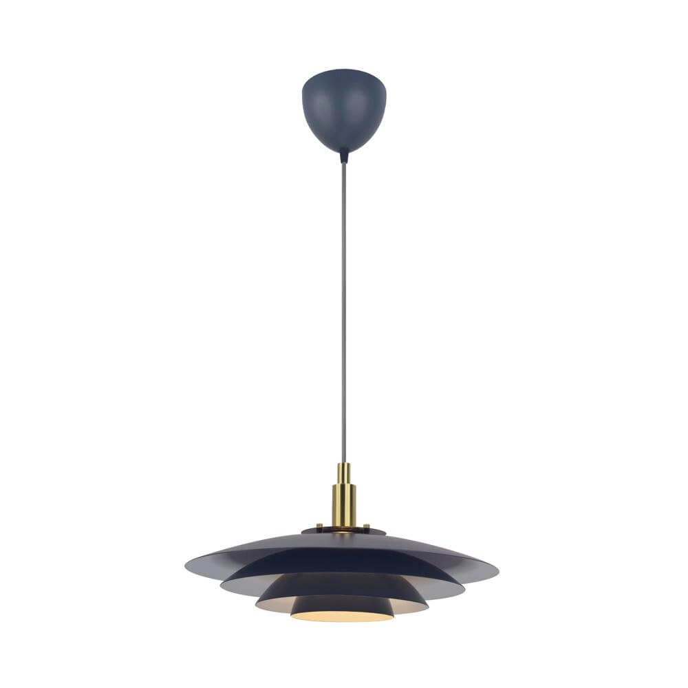 Design-Pendelleuchte Bretagne grau Ø 38cm