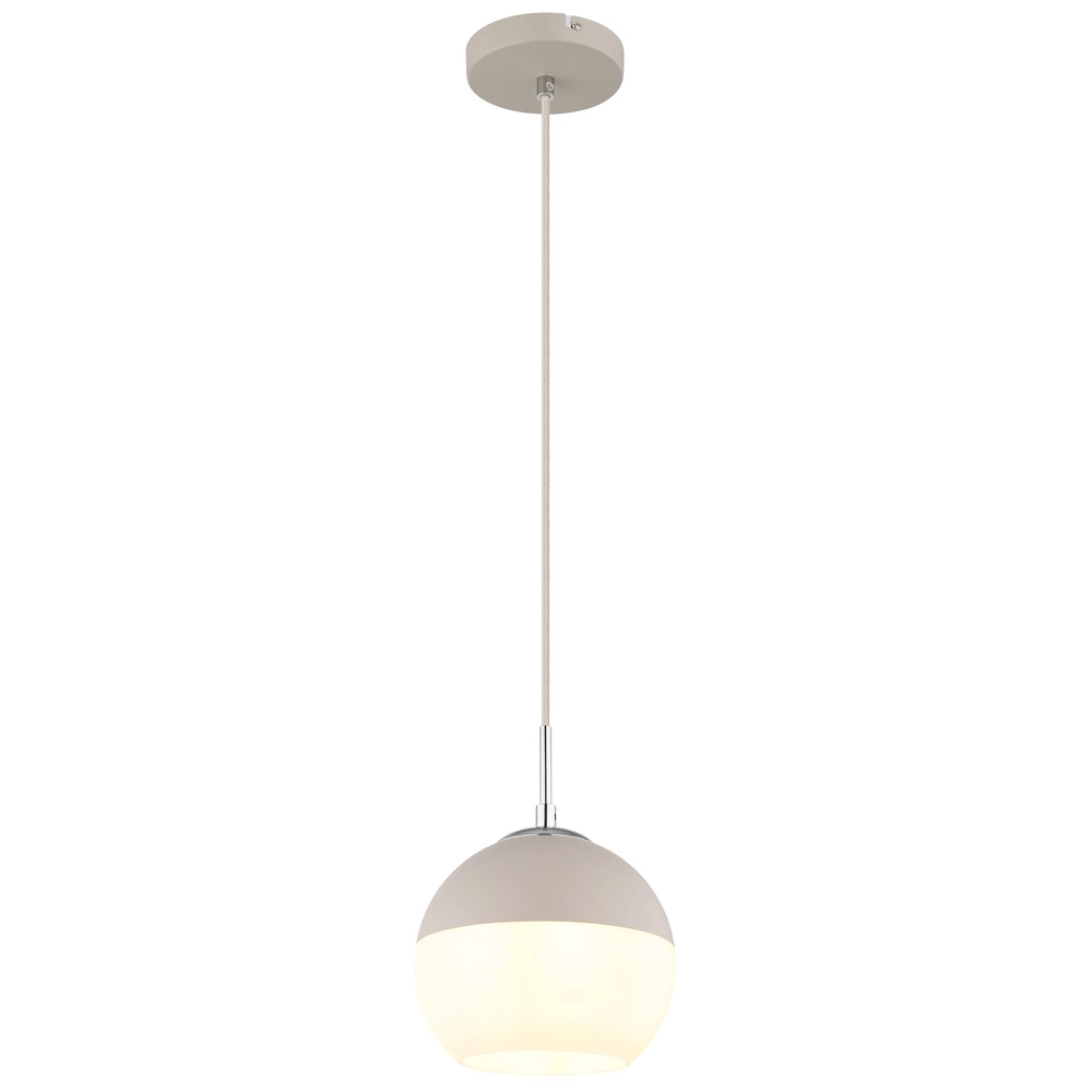Pendelleuchte Ragusa sandbraun Ø 20cm