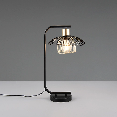 Tischlampe Lauris Schwarz Trio 4017807678123