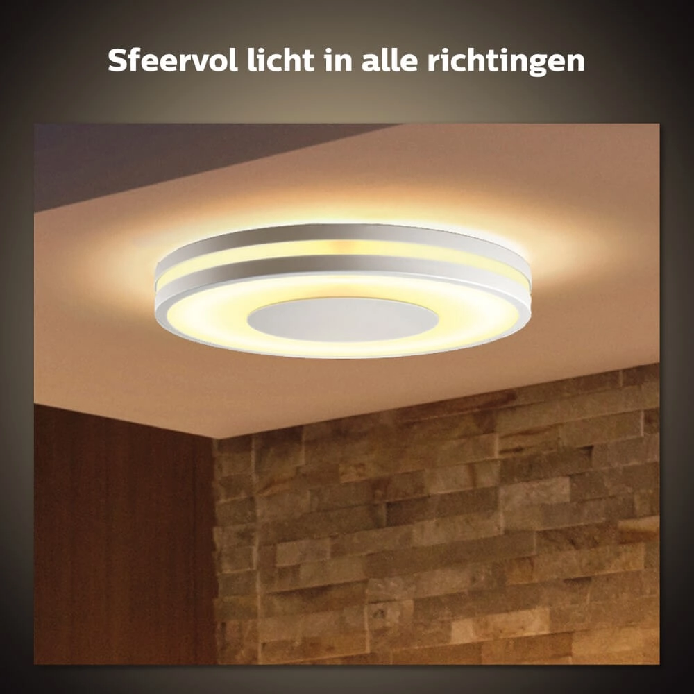 Deckenleuchte Hue Being - White Ambiance Ø 34,8cm weiß Philips 8719514341159