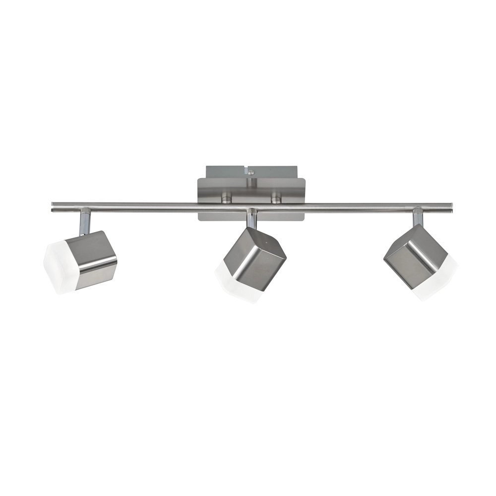 LED-Deckenstrahler Roubaix 3-Licht-Metallgrau