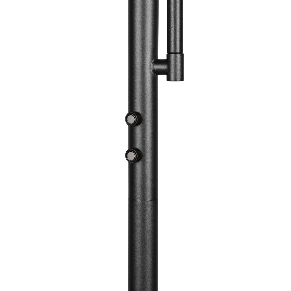 Stehlampe Palermo schwarz mit Leselampe Trio 4017807641363