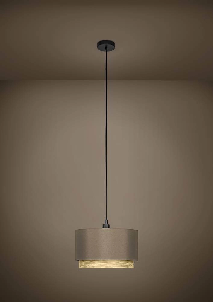 Hängelampe Marchena Cappuccino mit Holz - Ø 48cm Stars of Light 9008606240067