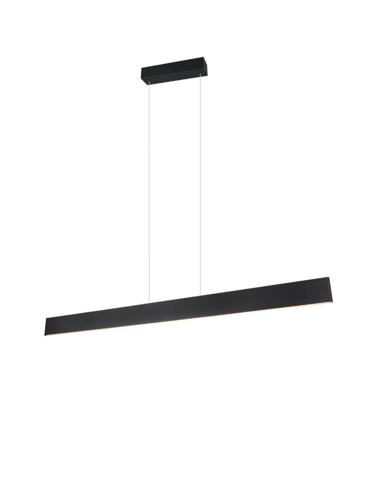 LED-Büro-Hängelampe Galway 150cm - schwarz Trio 4017807616668